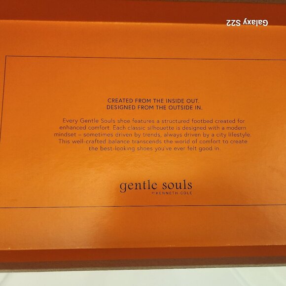Gentle Souls by Kenneth Cole Gwen Sandals. Peach. NIB. Size 7 - Picture 10 of 11